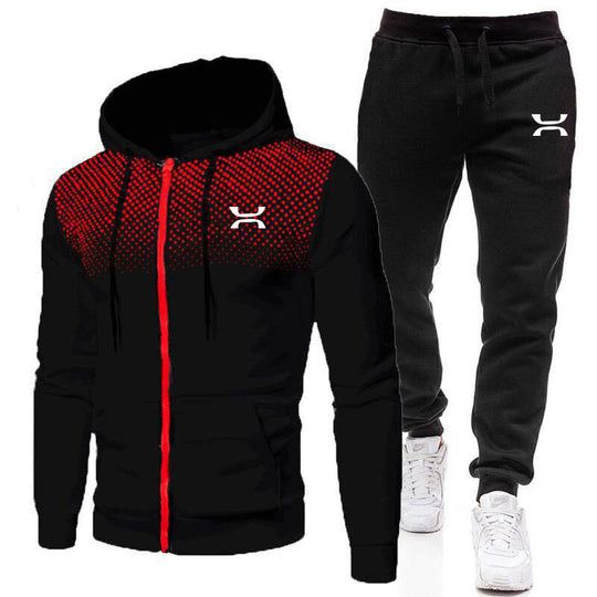 EB Herren Sportanzug mit Reißverschluss-Hoodie und Jogginghose