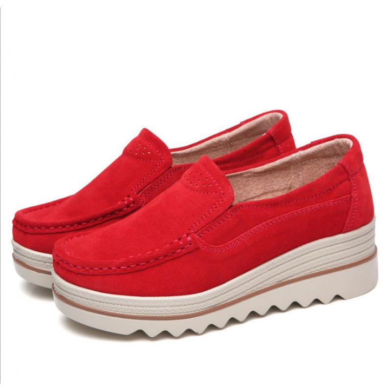 Damen Komfortable Slip-On Sneakers mit dämpfender Sohle EB