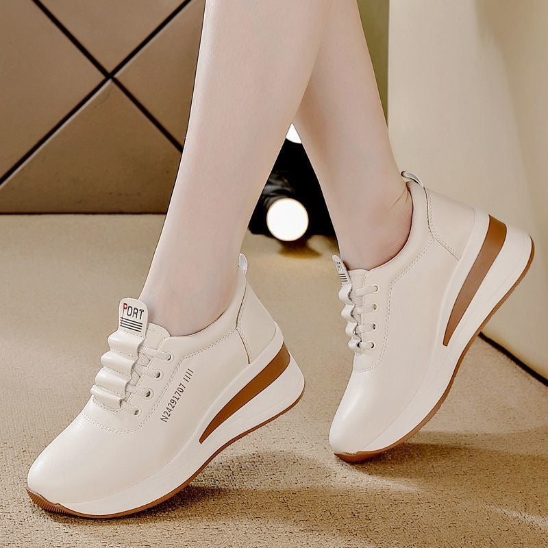 Damen bequeme Lifestyle Sneakers mit atmungsaktiver Obermaterialstruktur und flexiblem Komfortfußbett EB