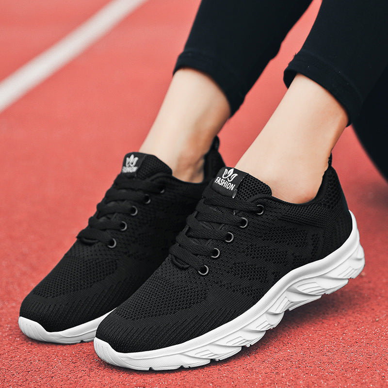 Damen Atmungsaktive Lauf-Sneaker mit flexiblem Sohlenprofil und dämpfendem Fußbett EB