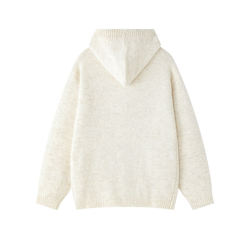 Damen gemütliche Strickjacke mit offenem Kragen und praktischen Taschen EB
