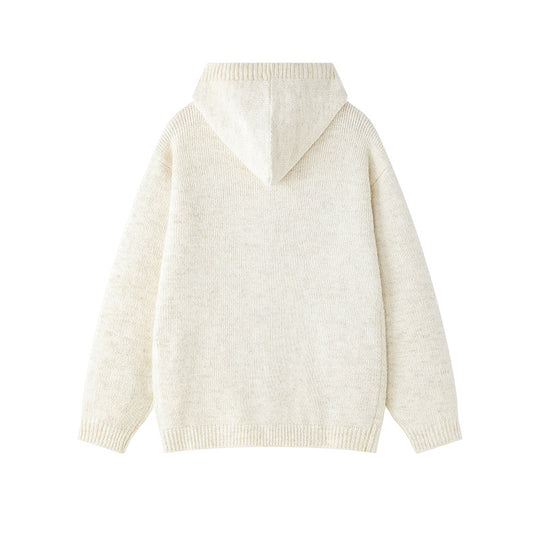 Damen gemütliche Strickjacke mit offenem Kragen und praktischen Taschen EB