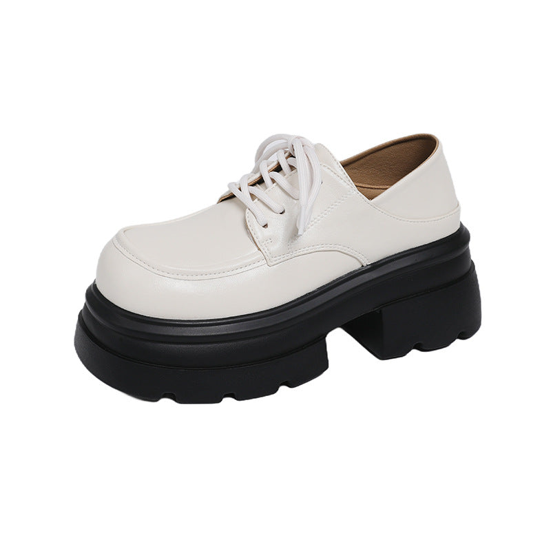 Damen Chunky Schnürschuhe mit robuster Plattform und stylishen Akzenten EB