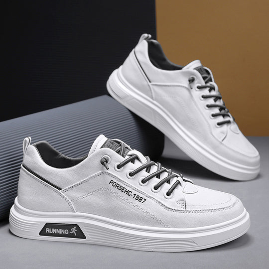 Unisex leichte Canvas-Sneaker mit erhöhtem Plateau-Laufsohle und atmungsaktivem Textiloberteil EB