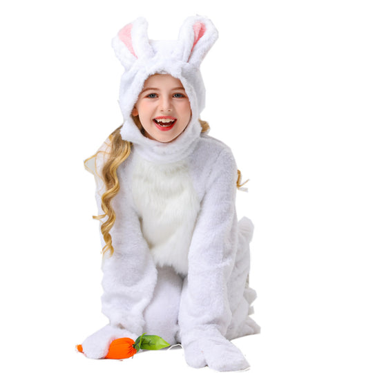 Mädchen Plüsch Hase Kostüm EB