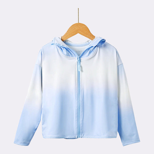 Jungen atmungsaktive Kapuzenjacke mit UV-Schutz EB