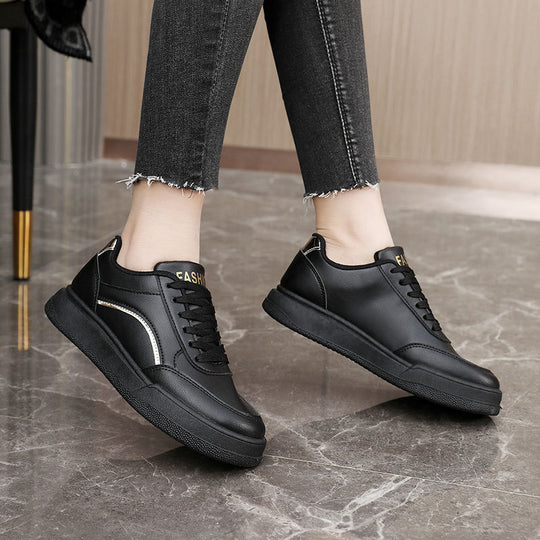Damen elegante Sneakers mit modischem Obermaterial und dämpfender Sohle EB