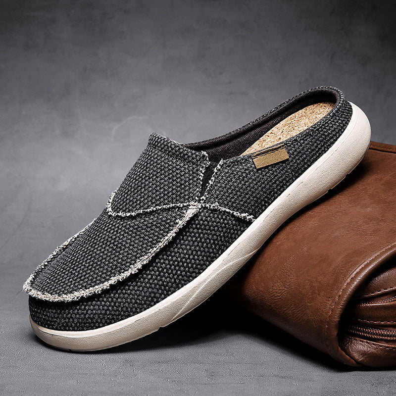 Damen Bequeme Slip-On Freizeitschuhe aus atmungsaktivem Material EB