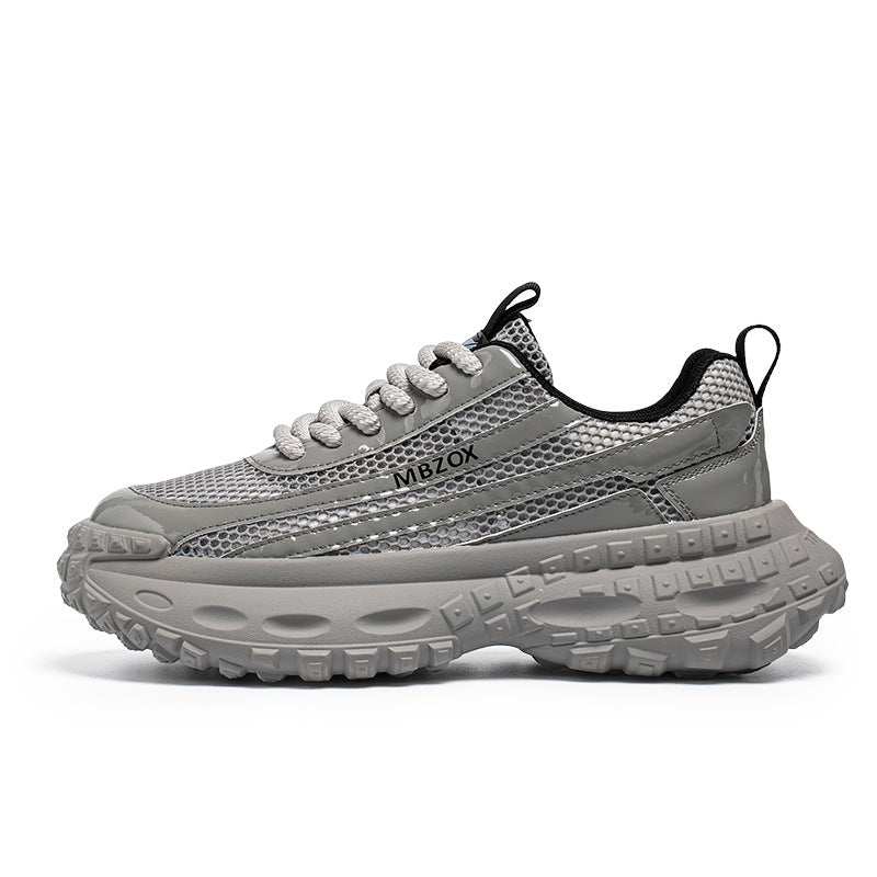 Damen Sportliche Chunky Sneakers mit atmungsaktiver Mesh-Oberfläche und flexibler Laufsohle EB