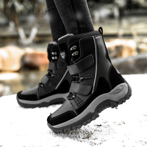 Damen Hochwertige und isolierte Winterboots mit verstellbarem Verschlusssystem EB