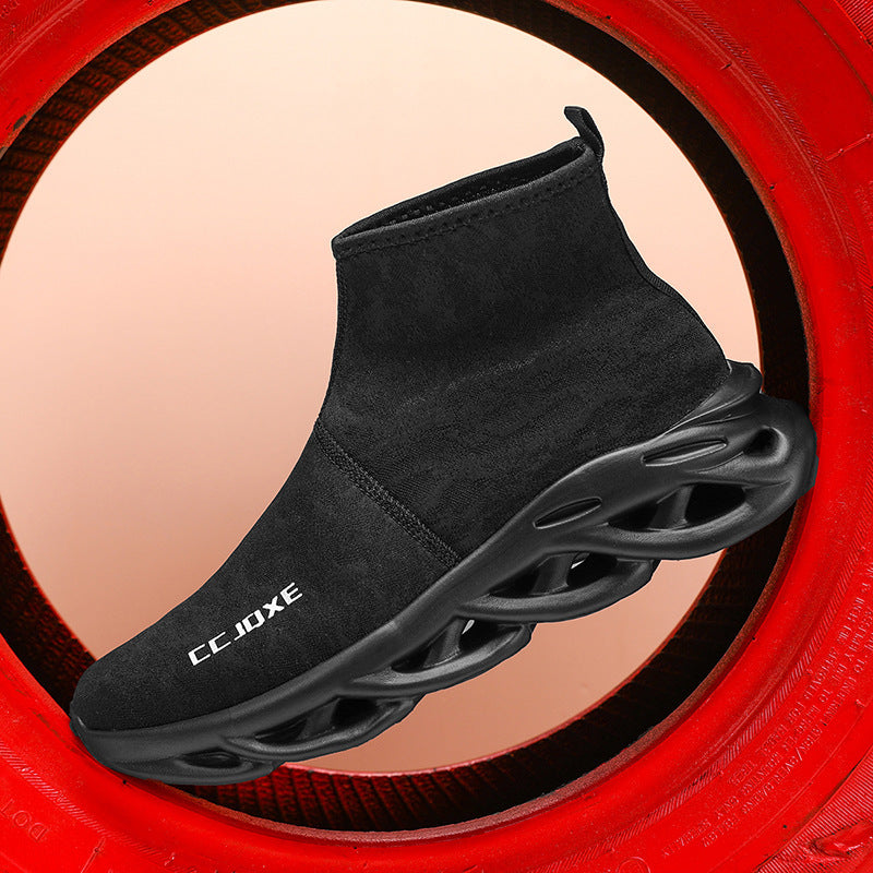 Damen High-Top Sneakers mit flexiblem Gehkomfort und atmungsaktivem Obermaterial EB