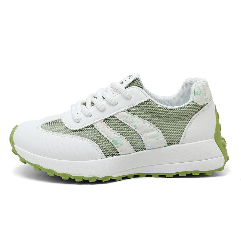 Damen Sportliche Sneakers mit atmungsaktivem Mesh-Obermaterial und flexibler Sohle EB
