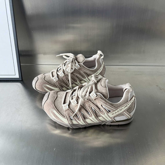 Damen Sportliche Outdoor-Sneaker mit atmungsaktiver Obermaterialstruktur und rutschfester Sohle EB