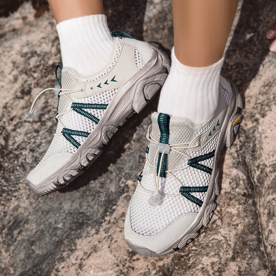 Herren atmungsaktive Trekking‑Trail‑Sneaker mit Quick‑Lace und griffiger Offroad‑Sohle EB