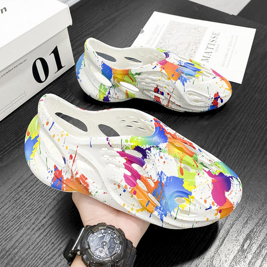 Damen Atmungsaktive Freizeitschuhe mit farbenfrohem Design und rutschfester Sohle EB