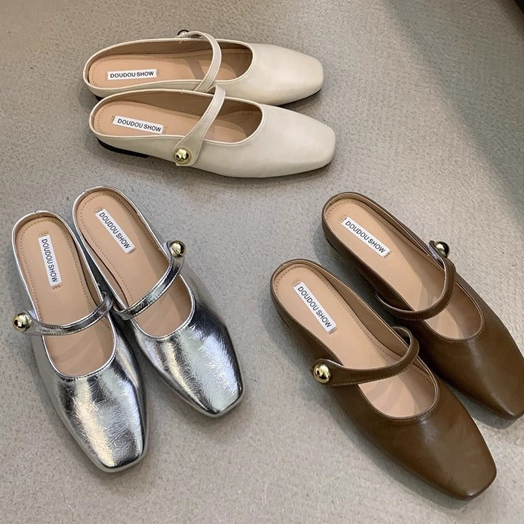 Damen elegante Mary Jane Schuhe mit modischem Riemchen EB