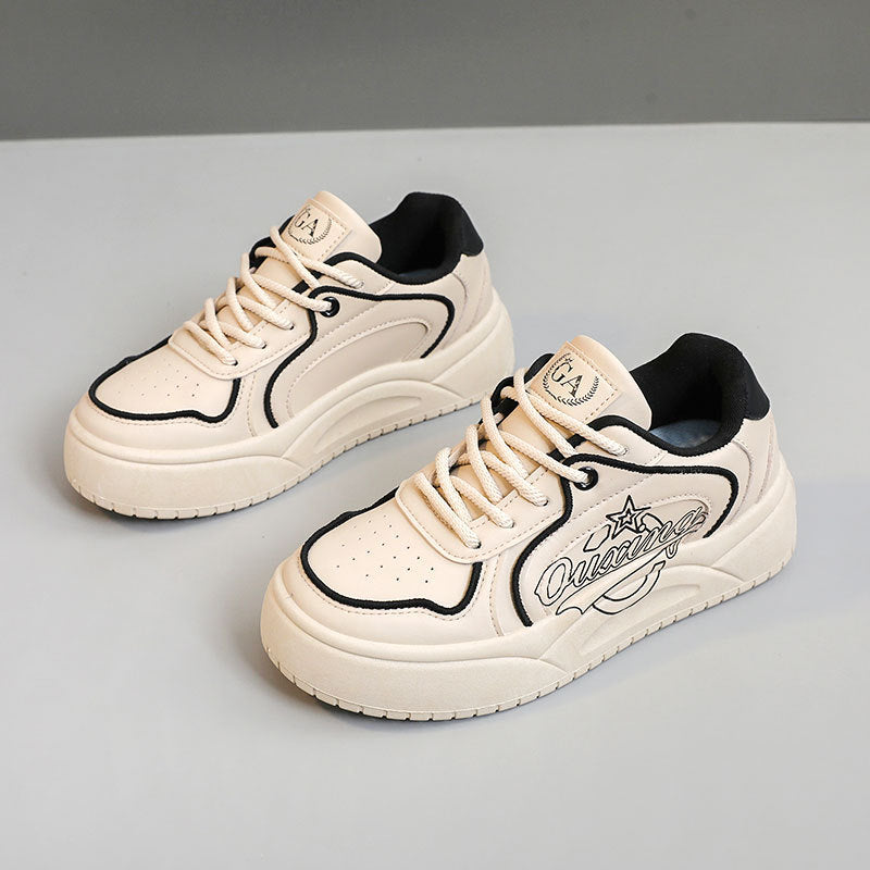 Damen trendige Sneaker mit sportlichem Design und hochdämpfender Laufsohle EB