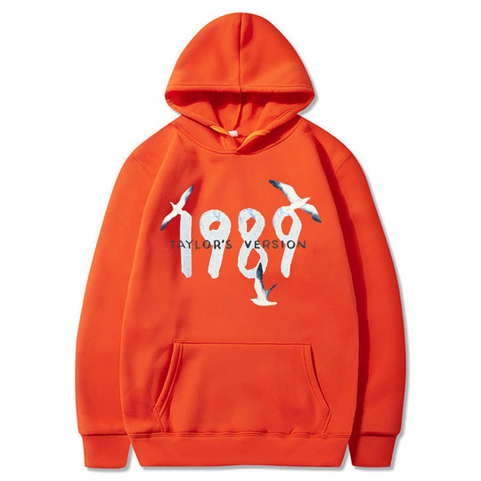 Damen Kapuzenpullover mit kreativem Vogelmotiv und hochwertiger Baumwolle EB