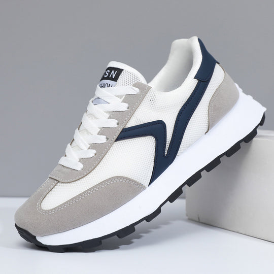 Damen Sportliche Leichtgewicht Sneaker mit rutschfester Laufsohle EB