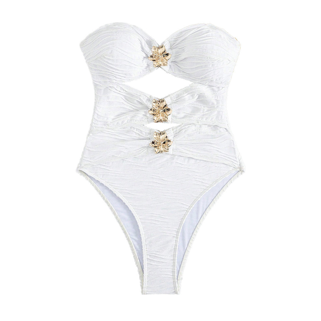 Damen Cut-Out Badeanzug mit raffiniertem Design EB