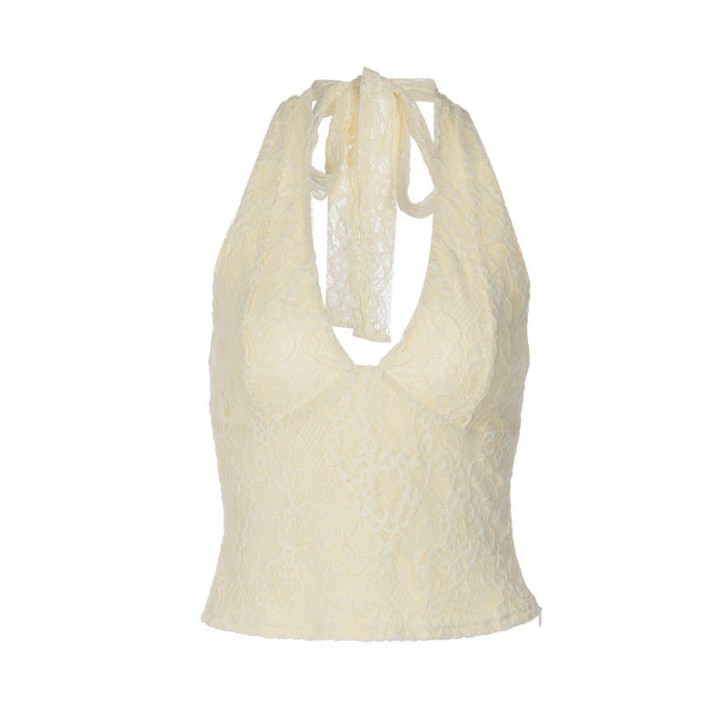 Damen Spitzen-Bustier Top EB