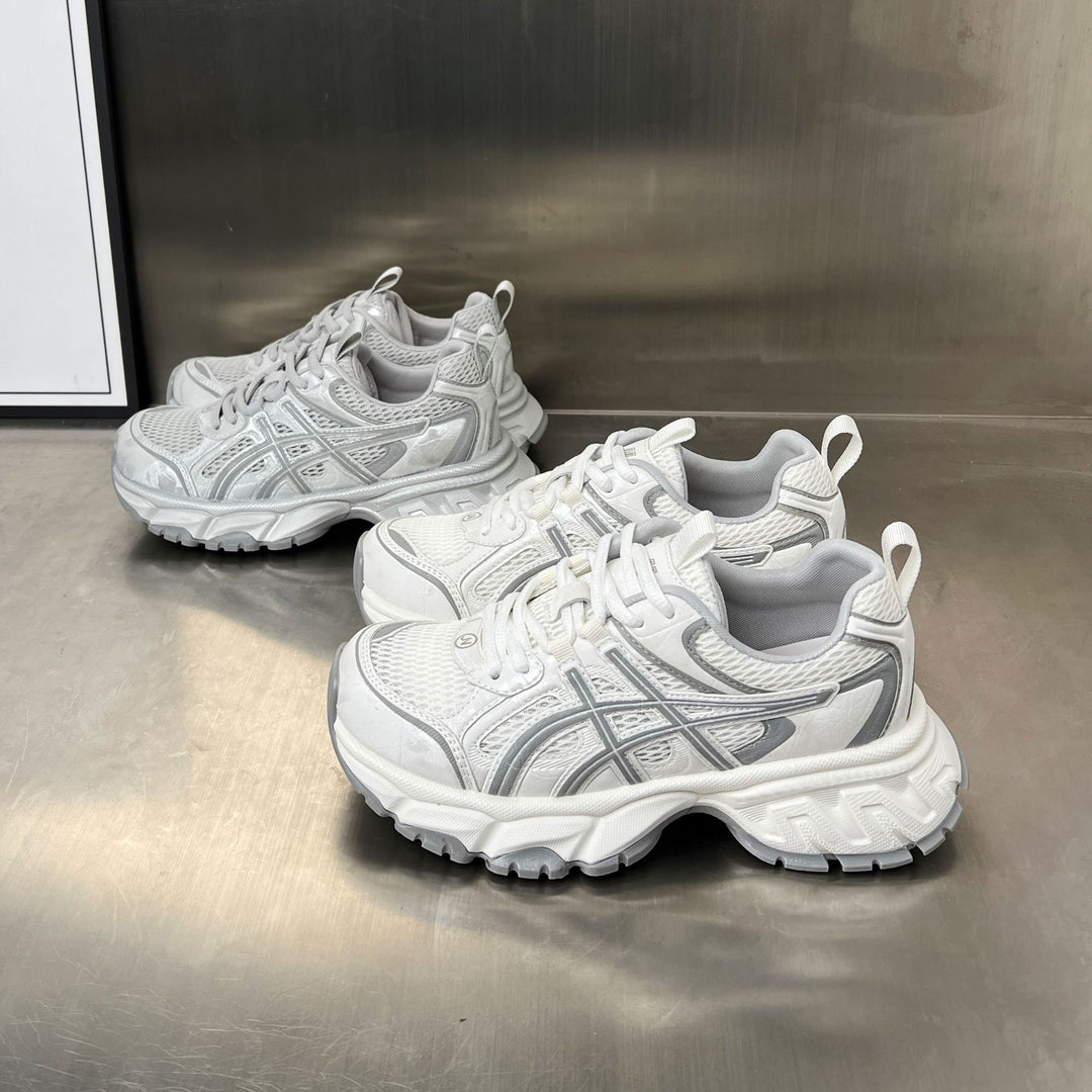 Damen Sportliche Lauf-Sneaker mit atmungsaktiver Mesh-Oberfläche und dämpfendem Fußbett EB