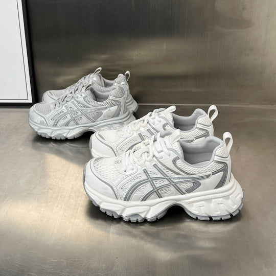 Damen Sportliche Lauf-Sneaker mit atmungsaktiver Mesh-Oberfläche und dämpfendem Fußbett EB