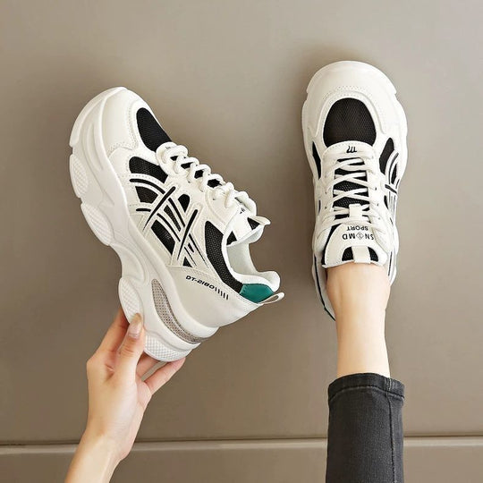 Damen Innovative Sneaker mit ergonomischer Dämpfung und atmungsaktiver Struktur EB