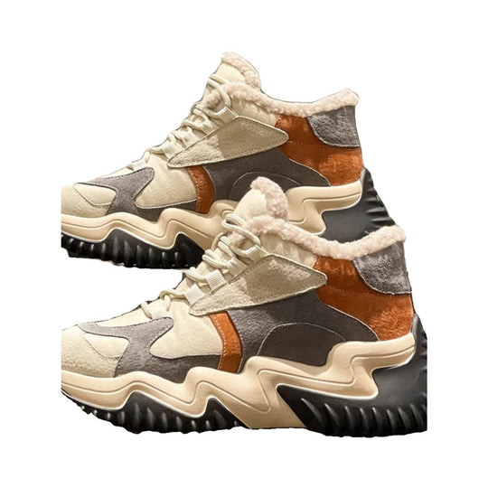Damen Sportliche Winter Sneaker mit kuscheligem Innenfutter und stabiler Laufsohle EB