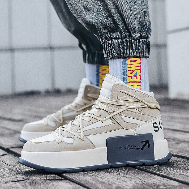 Herren Modische High-Top Sneakers mit innovativem Traktionsdesign EB