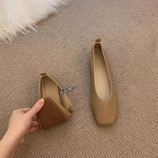Damen bequeme Ballerinas mit elegantem minimalistischen Design EB