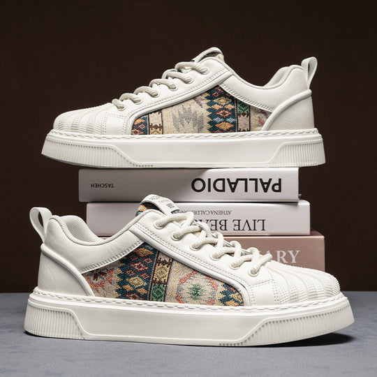 Damen Stylische Sneakers mit einzigartigem Ethno-Muster EB