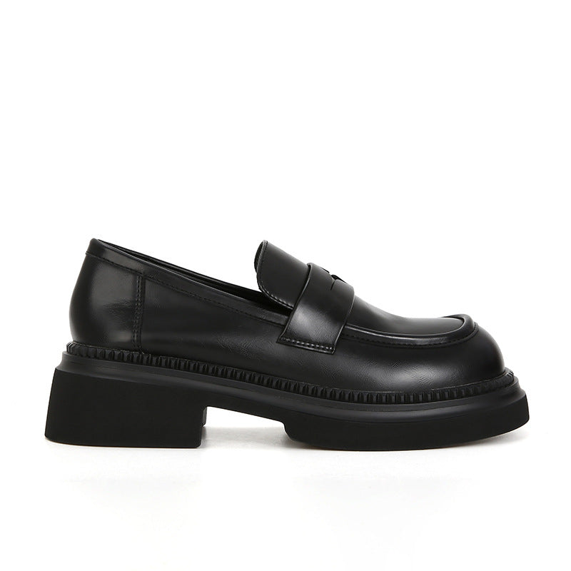 Damen stilvolle Low-Boots mit klobiger Sohle EB