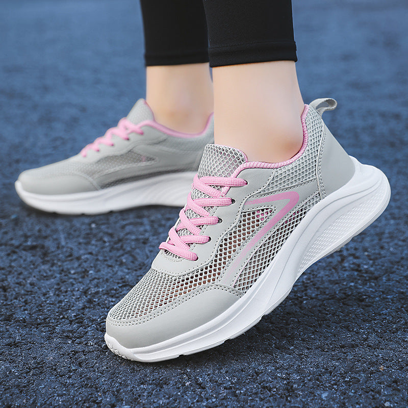 Damen Atmungsaktive Sneakers mit wasserdichtem Obermaterial und rutschfester Außensohle EB