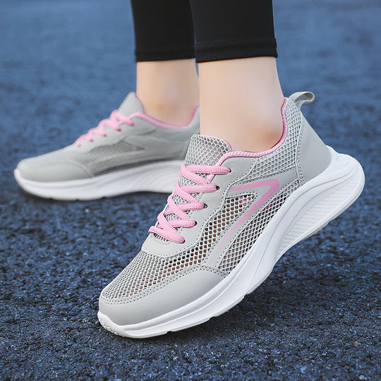 Damen Atmungsaktive Sneakers mit wasserdichtem Obermaterial und rutschfester Außensohle EB