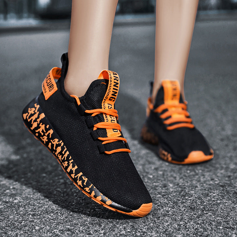 Damen Sportliche Leichtgewicht Sneakers mit rutschfester Laufsohle und atmungsaktivem Design EB
