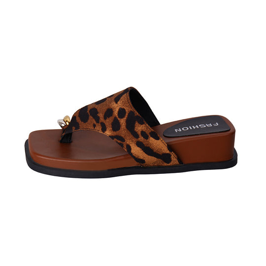 Damen Bequeme Zehentrenner-Sandalen mit modischem Riemendesign und ergonomischer Sohle EB