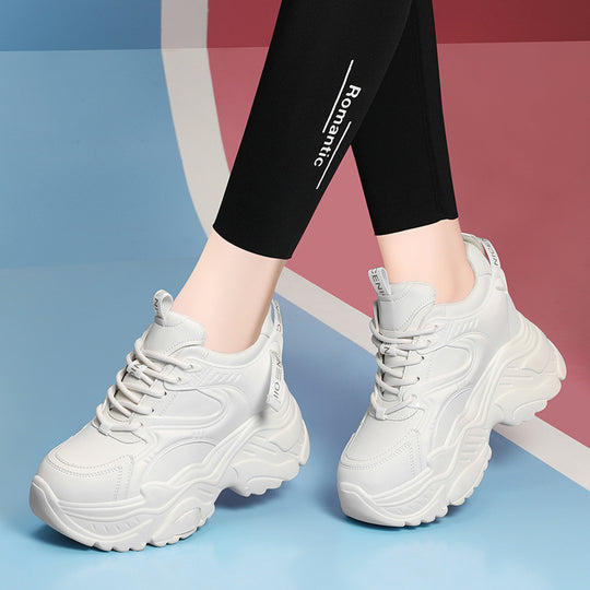 Damen Sportliche Chunky Sneaker mit ergonomischer Dämpfung und rutschfester Sohle EB