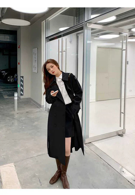 EB | Trenchcoat mit Doppelten Knopfreihen Kornelia