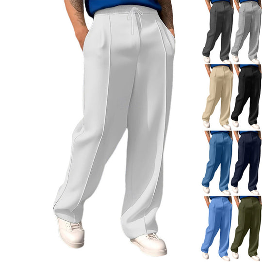 Herren atmungsaktive Freizeithose mit elastischem Bund und seitlichen Eingrifftaschen EB