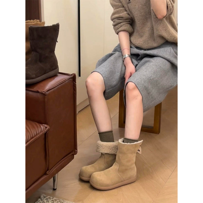 Damen Winterboots mit kuscheligem Innenfutter und rutschfester Sohle EB