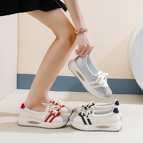 Damen Sportliche Sneaker mit luftpolsternder Sohle EB