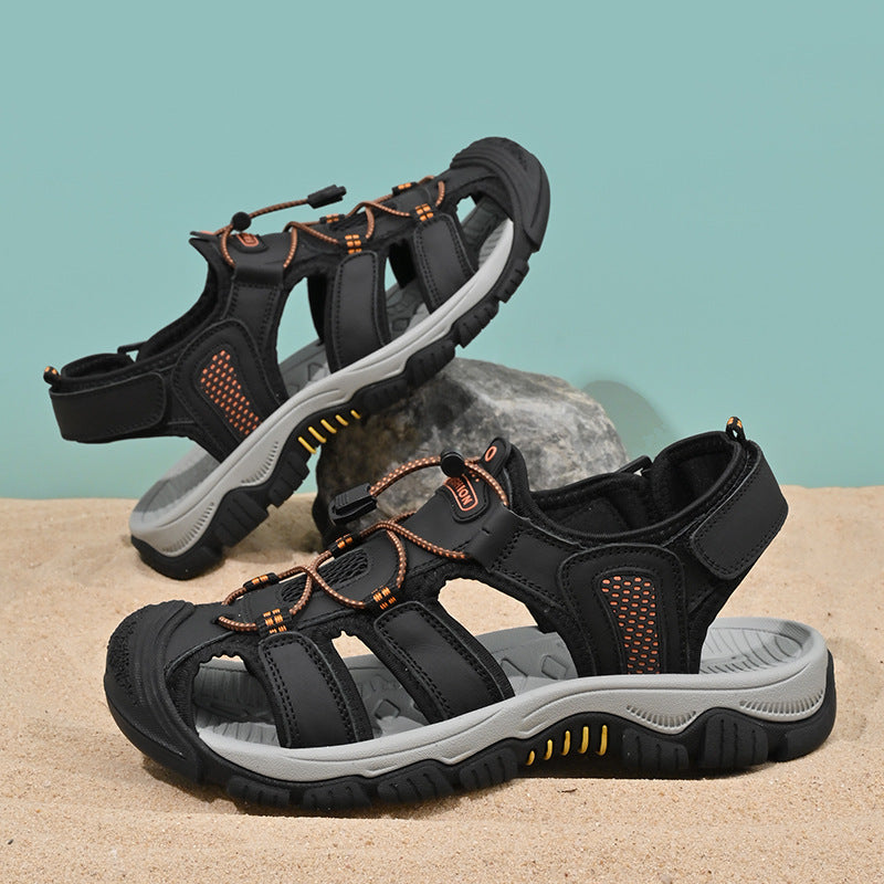 Damen Sportliche Outdoor-Sandalen mit schnellschnürbarem System und stabiler Sohle EB