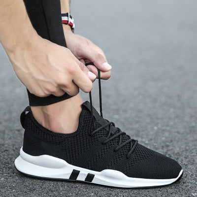 Damen Sportliche Leichtgewicht Sneakers mit atmungsaktiver Strickoberfläche EB