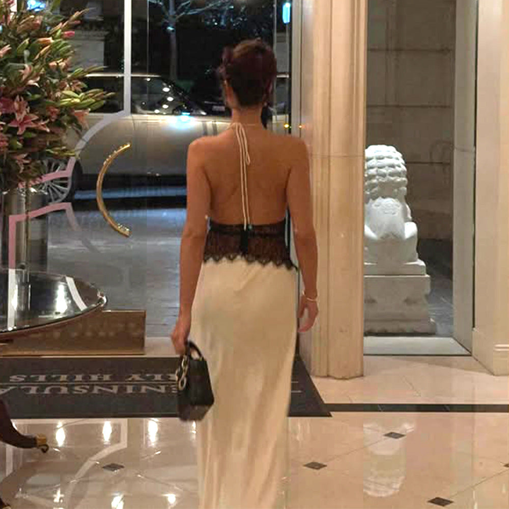 Damen Glamouröses Abendkleid mit Corsagen-Oberteil EB