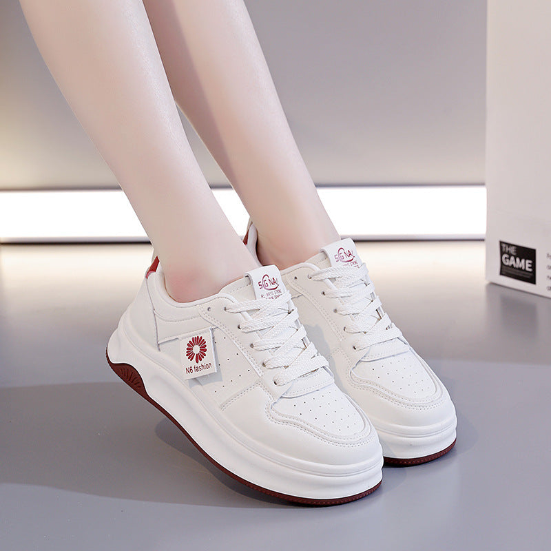 Damen modische Lauf-Sneaker mit gepolsterter Sohle und sportlichem Design EB