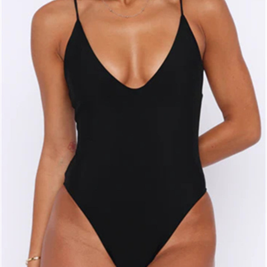 Damen Eleganter Einteiler Badeanzug EB
