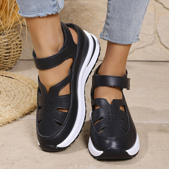 Damen orthopädische Sandalen mit verstellbarem Riemen und atmungsaktivem Obermaterial EB