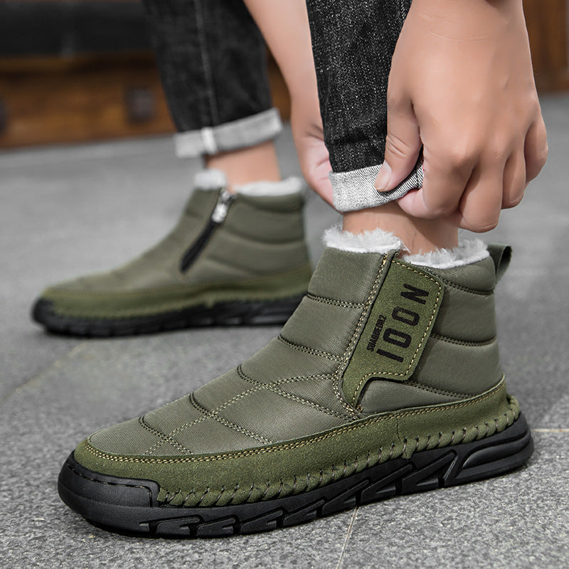 Damen Winterisolierte Stiefel mit rutschfester Sohle EB