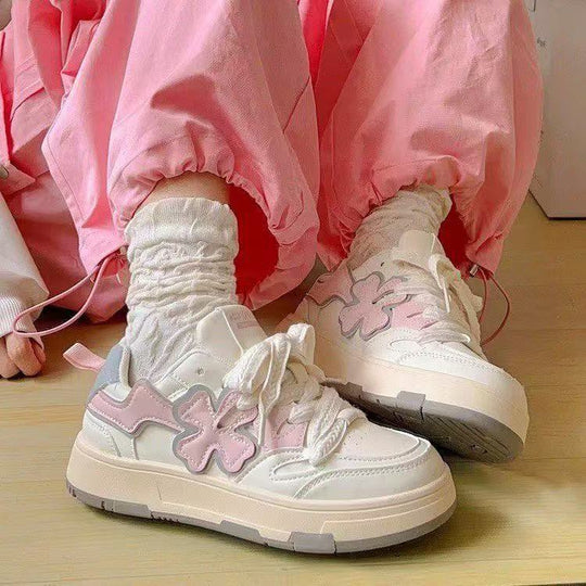Damen Komfortable Sneaker mit modernem Design und dämpfender Profilsohle EB